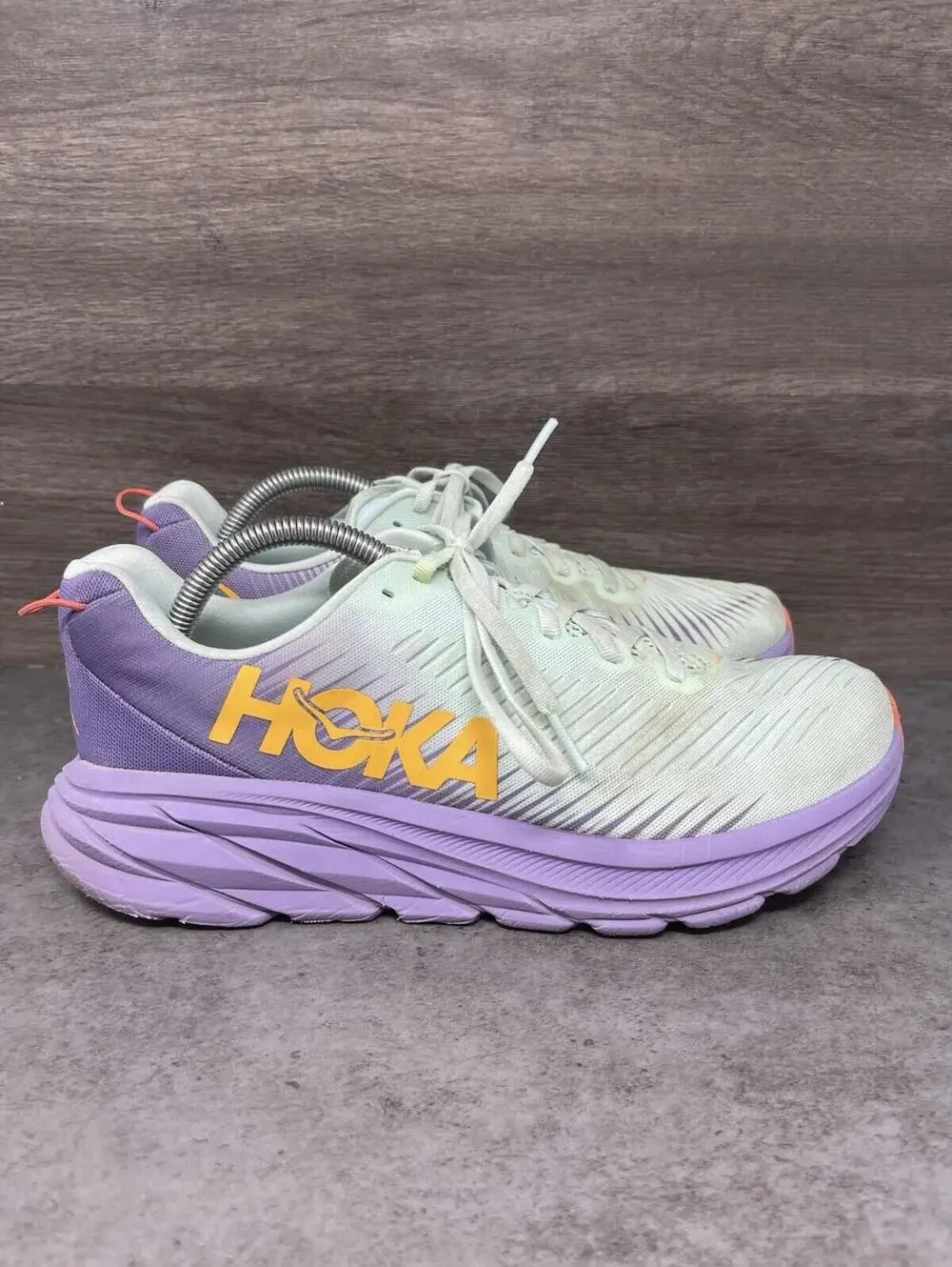 Hoka Rincon 3 Running Shoes Womens Size 9.5 Purple One One - Picture 5 of 10